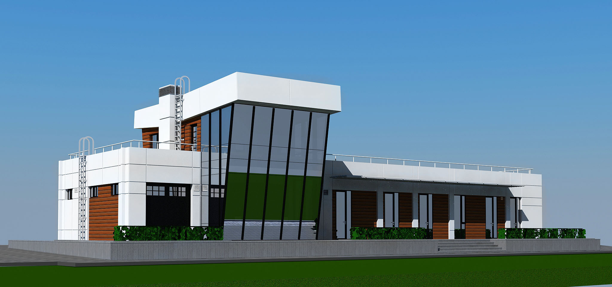 ამბროლაურში შპს საქაერონავიგაციის ტერიტორიაზე საოფისე შენობის მშენებლობა