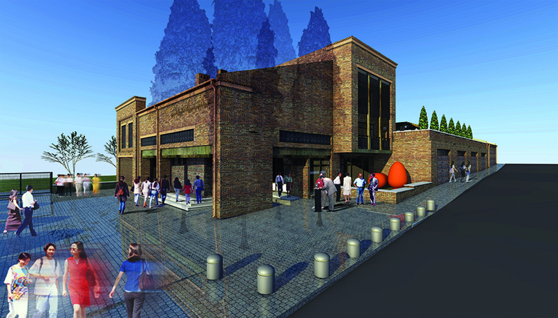 იყალთოში ქვევრის სკოლა-სახელოსნოს მშენებლობა